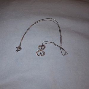 Kay Jewelers Open Heart Silver Necklace